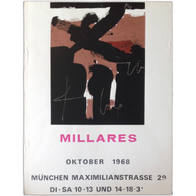 Millares. [Galerie Buchholz], München, Oktober 1968