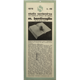 M. Bentivoglio. Studio Santandrea, Milano, 16 gennaio - [12 febbraio] 1975