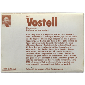 Wolf Vostell - Happenings. Col·lecció de deu postals