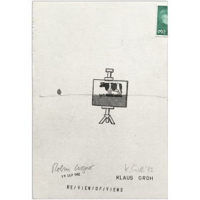 Robin Crozier, Klaus Groh - Re/View/Of/Views. Metrònom, Barcelona, del 4 al 27 de novembre de 1982