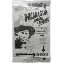 "Nicaragua patria o muerte". AEBU, Montevideo, del 19 al 31 de julio de 1985