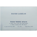 David Lamelas. Wide White Space, Bruxelles, à partir du 22 mai 1973 / Antwerp-Brussels (people and time), time as activity, 1969