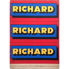 "Richard". Galería Cadaqués, Cadaqués, [Girona, España] 9 agosto 1975