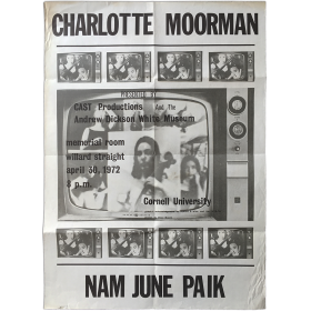 Charlotte Moorman and Nam June Paik presented by CAST Productions and the Andrew Dickson White Museum, April 30, 1972
