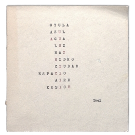 Gyula Kosice - Poema visual