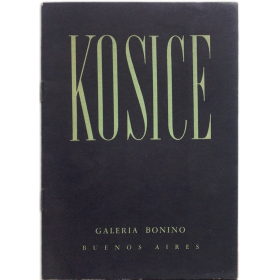 Kosice - Arte madí. Galería Bonino, Buenos Aires, setiembre 1953