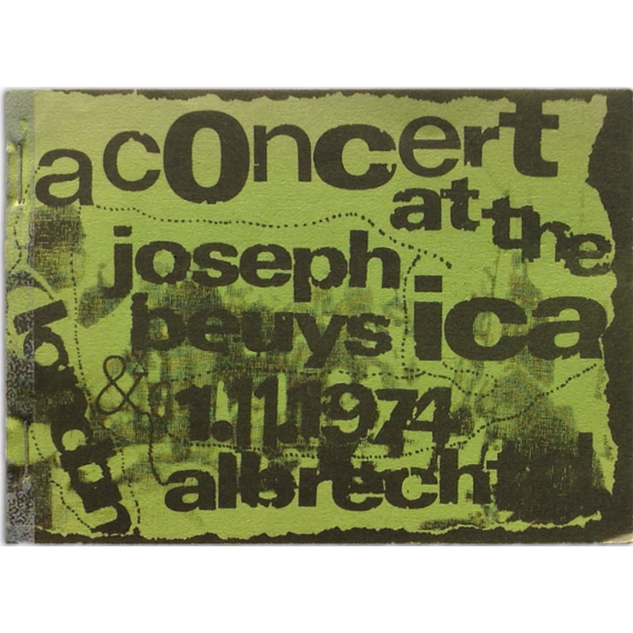 A Concert at the ICA, London, 1. november 1974