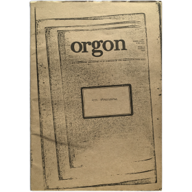 Orgon. Arte Experimental. Nº 1 - Verano 1976