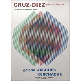 Cruz-Díez. Oeuvres de 1954.1965. Galerie Jacques Kerchache, Paris, octobre-novembre 1965