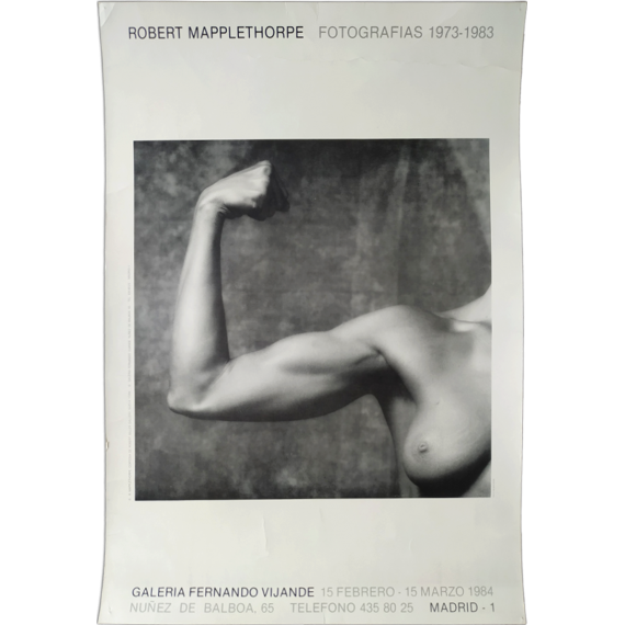 Robert Mapplethorpe - Fotografías 1973-1983. Galería Fernando Vijande, Madrid, 15 febrero - 15 marzo 1984