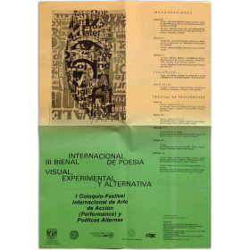 III Bienal Internacional de Poesía Visual, Experimental y Alternativa (México 1990)