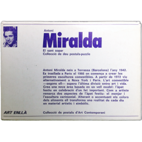 Antoni Miralda. El sant sopar. Col·lecció de deu postals-puzzle