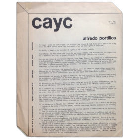 CAyC. Alfredo Portillos. Buenos Aires, 21-9-1977