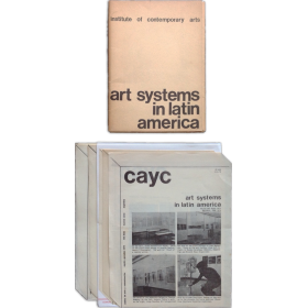 Art Systems in Latin America. Institute of Contemporary Arts, London, December 1974