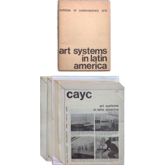 Art Systems in Latin America. Institute of Contemporary Arts, London, December 1974