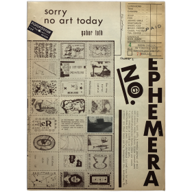 Ephemera. A monthly journal of mail and ephemeral works. No. 6, April 1978