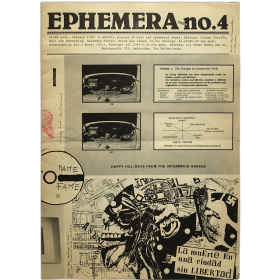 Ephemera. A monthly journal of mail and ephemeral works. No. 4, January 1978
