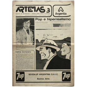 Artemas 3. Revista de información y opinión sobre artes plásticas. Año 1 - Nº 3 - Setiembre de 1978