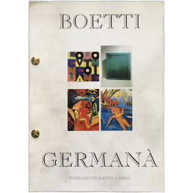 Boetti - Germanà. Fondazione Katinca Prini, Genova, maggio 1996