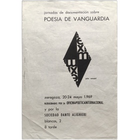 Jornadas de documentación sobre poesía de vanguardia. Zaragoza, 20-24 mayo 1969