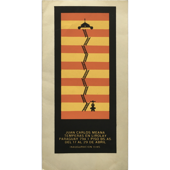 Juan Carlos Meana - Témperas. Galería Lirolay, Buenos Aires, del 17 al 29 de abril [1972]