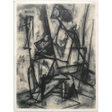 Lee Krasner - Charcoal drawings 1938-1940. Robert Miller Gallery, New York, March 5-30, 1985