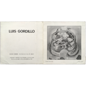 Luis Gordillo. Galería Vandrés, Madrid, 31 de octubre al 25 de noviembre de 1972