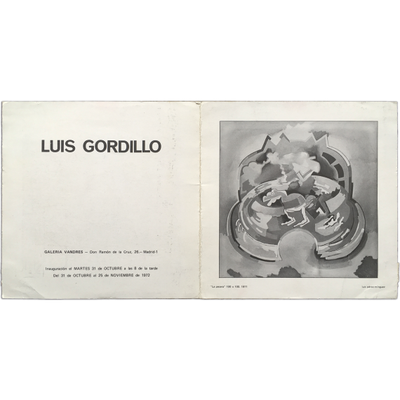 Luis Gordillo. Galería Vandrés, Madrid, 31 de octubre al 25 de noviembre de 1972