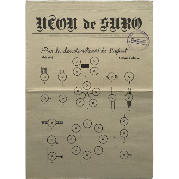 Neon de Suro. Fullet monogràfic de divulgació. Autor: Josep Albertí. 1976