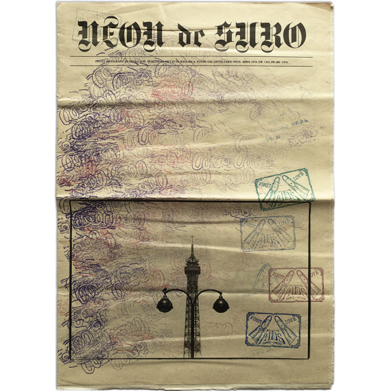 Neon de Suro. Fullet monogràfic de divulgació. Autor: Col·lectiu Paris-Neon. Abril 1979