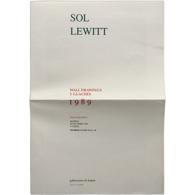 Sol Lewitt - Wall drawings y guaches. Galería Juana de Aizpuru, Madrid, octubre 1989