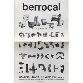 Berrocal - Múltiples. Galería Juana de Aizpuru, Sevilla, 17 octubre - 15 noviembre 1974