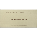 Elizabeth Macmillan. Galería Juana de Aizpuru, Sevilla, octubre 1985