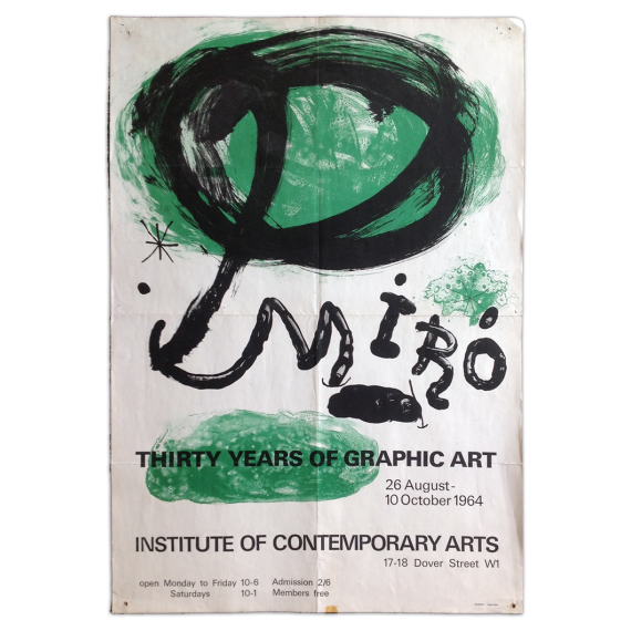 Miro, Thirty Years of Graphic Art, Institute of Contemporary Arts