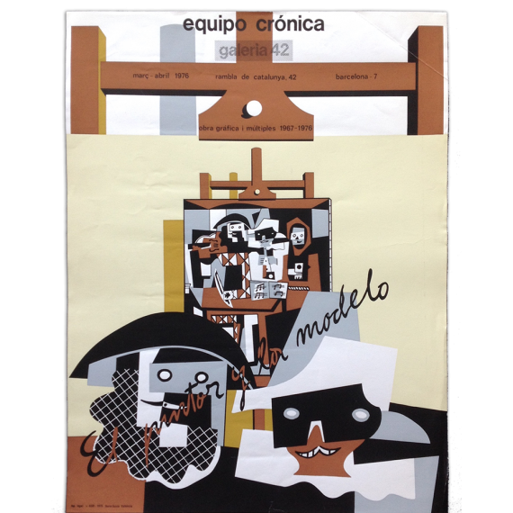 Equipo Crónica - Obra gràfica i múltiples, 1967-1976. Galeria 42, Barcelona, març - abril 1976
