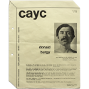 Donald Burgy - "The Observer is the Observed" at CAYC Center of Art and Communication, Buenos Aires, march-april 1974