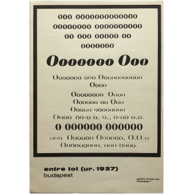 Endre Tót. Galeria Foksal, Warzawa, [1972]