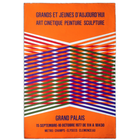 Grands et jeunes d'aujourd'hui: Art cinetique Peinture Sculpture. Grand Palais, 15 septembre - 16 octobre 1977