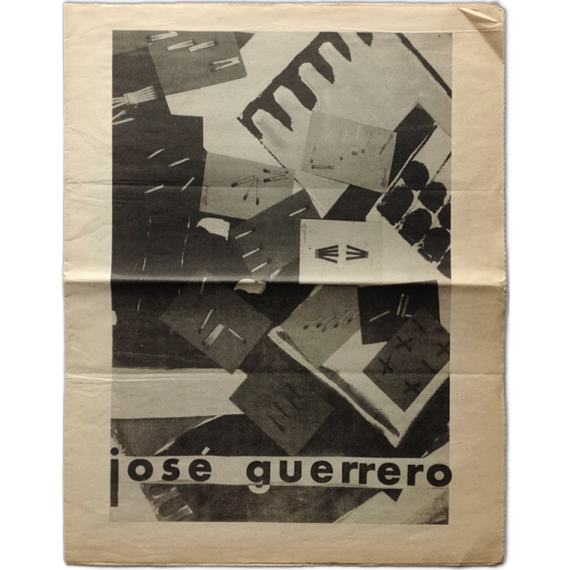 José Guerrero. Galería de arte Buades, Madrid, Febrero 1981
