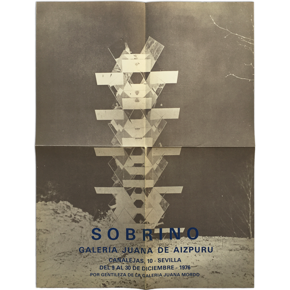 Sobrino. Galería Juana de Aizpuru, Sevilla, del 9 al 30 de diciembre, 1976