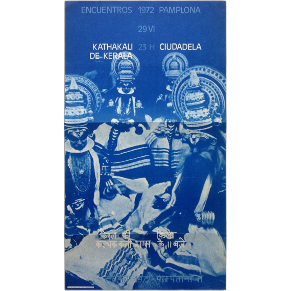 Kathakali de Kerala. Encuentros Pamplona, Ciudadela, 29-VI, 1972