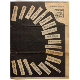 Forty London Architects. Galería Buades, Madrid, del 27 de octubre al 11 de noviembre de 1976