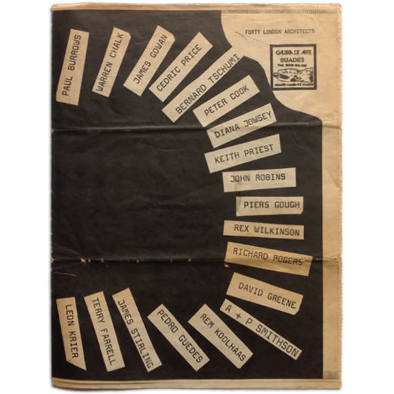 Forty London Architects. Galería Buades, Madrid, del 27 de octubre al 11 de noviembre de 1976
