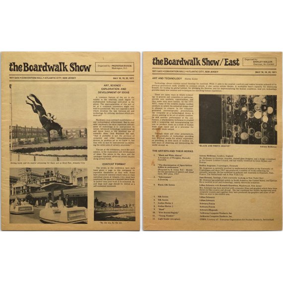 The Boardwalk Show - The Boardwalk Show / East. SJCC, Convention Hall, Atlantic City, New Jersey, May 18, 19, 20, 1971
