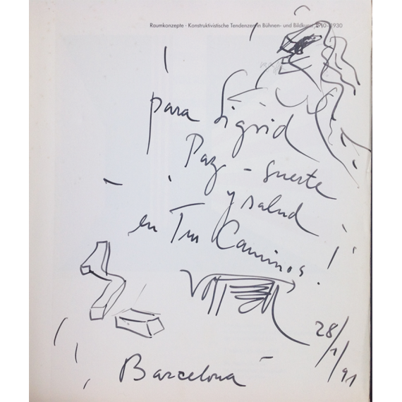 RAUMKONZEPTE. KONSTRUKTIVISTISCHE TENDENZEN IN BÜHNEN-UND BILDKUNST 1910-1930. Frankfurt, 2 März - 25 Mai 1986