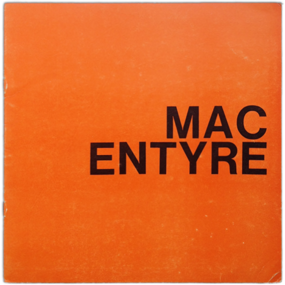 Mac Entyre. Fundación para las Artes, Lima, Perú, Junio 1968