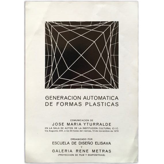 Generación automática de formas plásticas - José María Yturralde