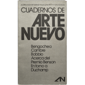 Cuadernos de Arte Nuevo. Publicación bimestral, mayo-junio 1977, nº 1, año 1