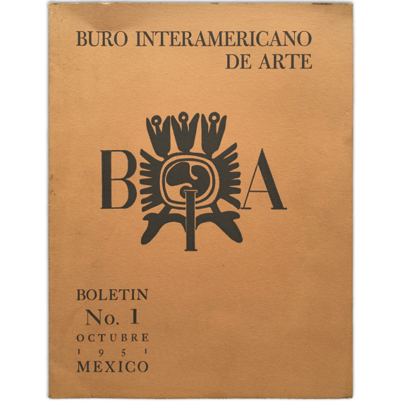 Buró Interamericano de Arte. Boletín No. 1 - Octubre 1951