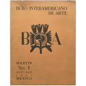 Buró Interamericano de Arte. Boletín No. 1 - Octubre 1951